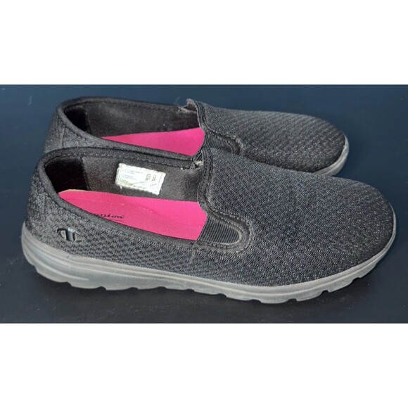 Champion Slip on Shoes Women's Size 11 Black And Pink Lightweight Memory Foam - Picture 4 of 7